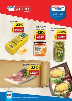 Pregled SuperVERO kataloga - važi od 02.10.2025