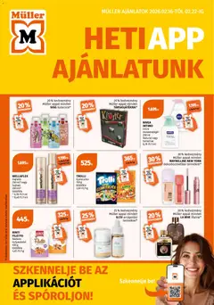 Müller - Akciós újság Müller megtekintése, amely érvényes 2026.02.16.-től