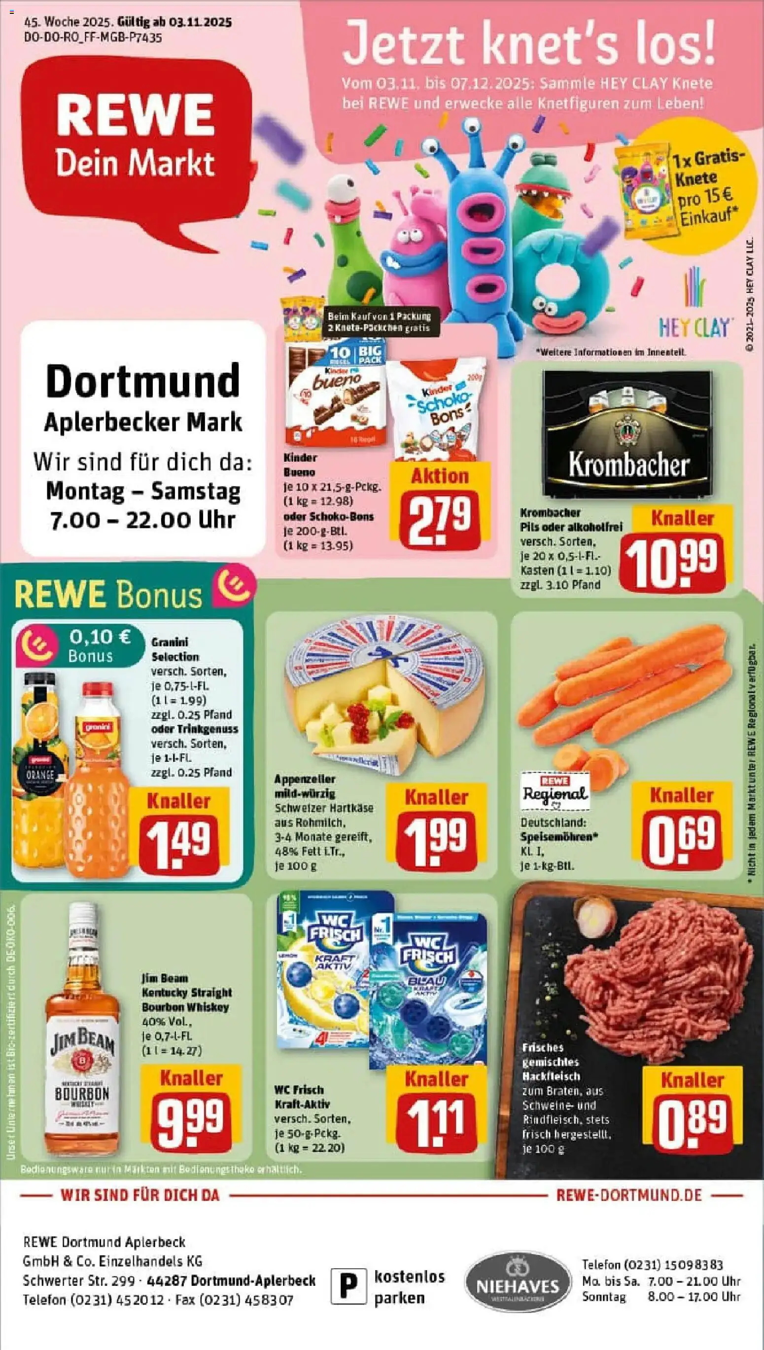 Vorschau von dem Prospekt des Geschäftes Rewe, gültig ab dem 03.11.2025