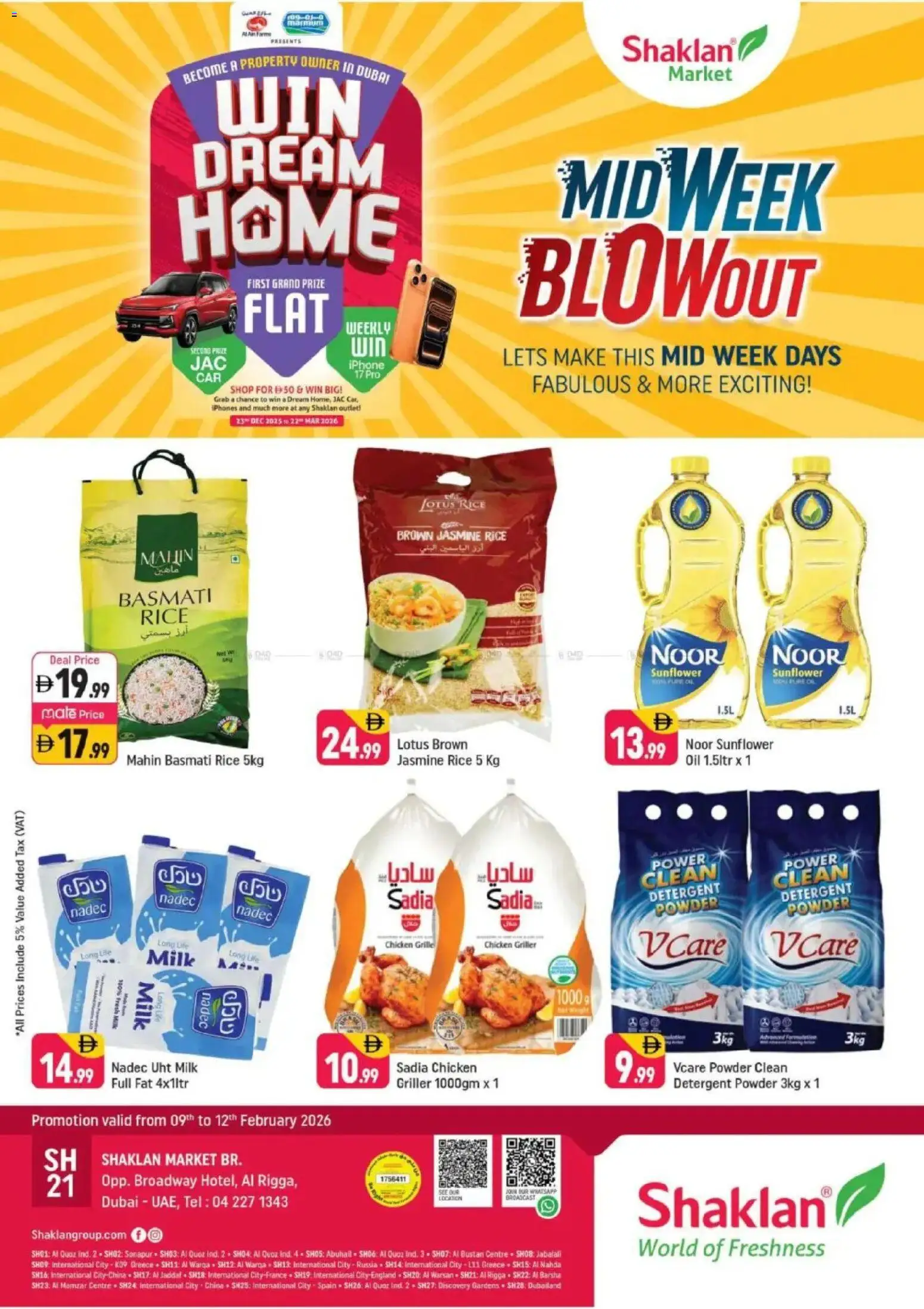 Preview of the catalogue Midweek Blow Out - Al Rigga, Dubai of store Shaklan valid from 9 Feb, 2026