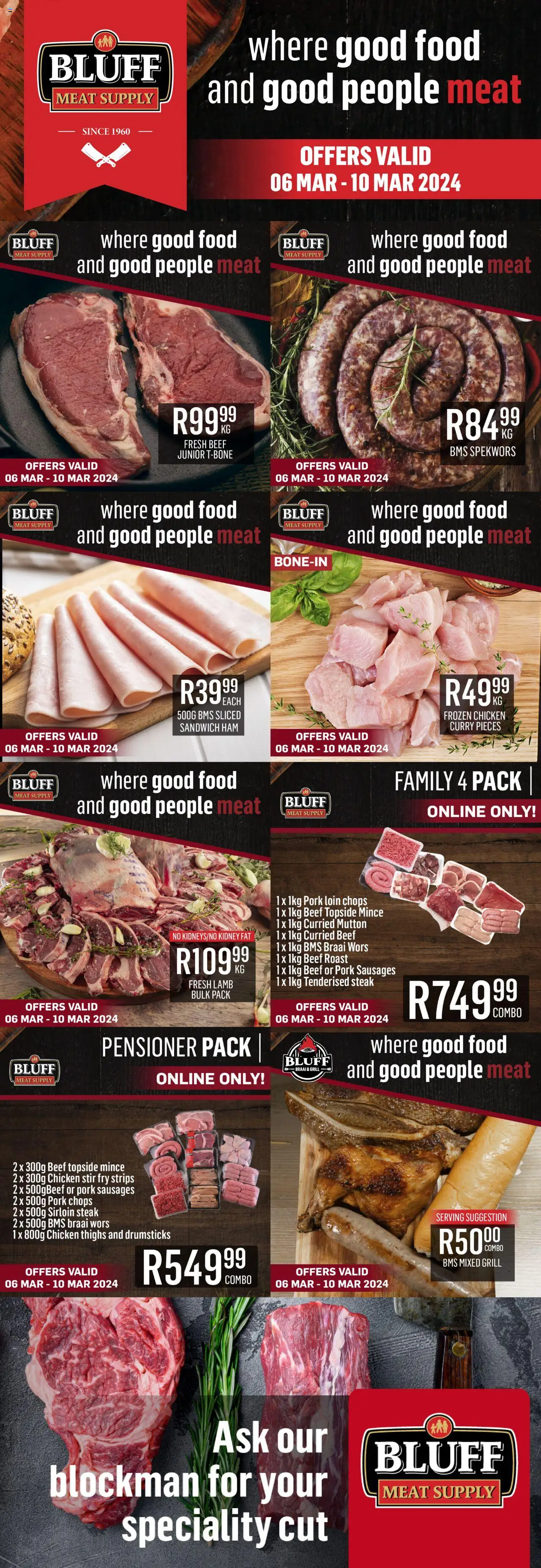 Bluff Meat Supply Weekly Specials from 06/03 - 10/03/2025 > Promotions