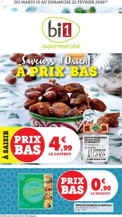 Prévisualisation de Prospectus du magasin bi1 formulaire valide 10/02/2026