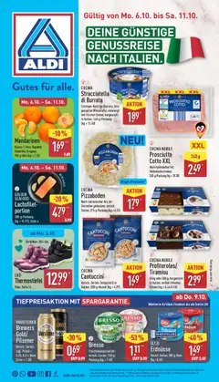 Vorschau von dem Prospekt des Geschäftes Aldi, gültig ab dem 06.10.2025