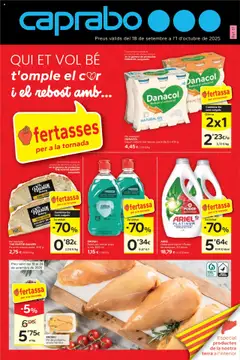 Vista previa del folleto de la tienda Caprabo válido desde el 18/09/2025 
