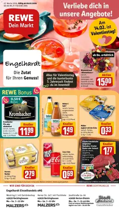 Vorschau von dem Prospekt des Geschäftes Rewe, gültig ab dem 09.02.2026