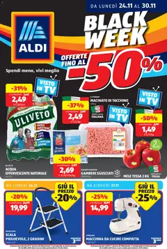 Anteprima dell'opuscolo Black Friday dal negozio Aldi valido da 24/11/2025
