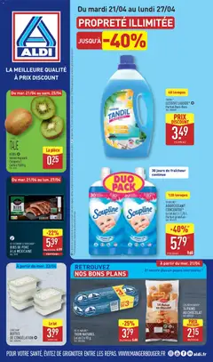 Prévisualisation de Aldi catalogue du magasin Aldi formulaire valide 21/04/2026