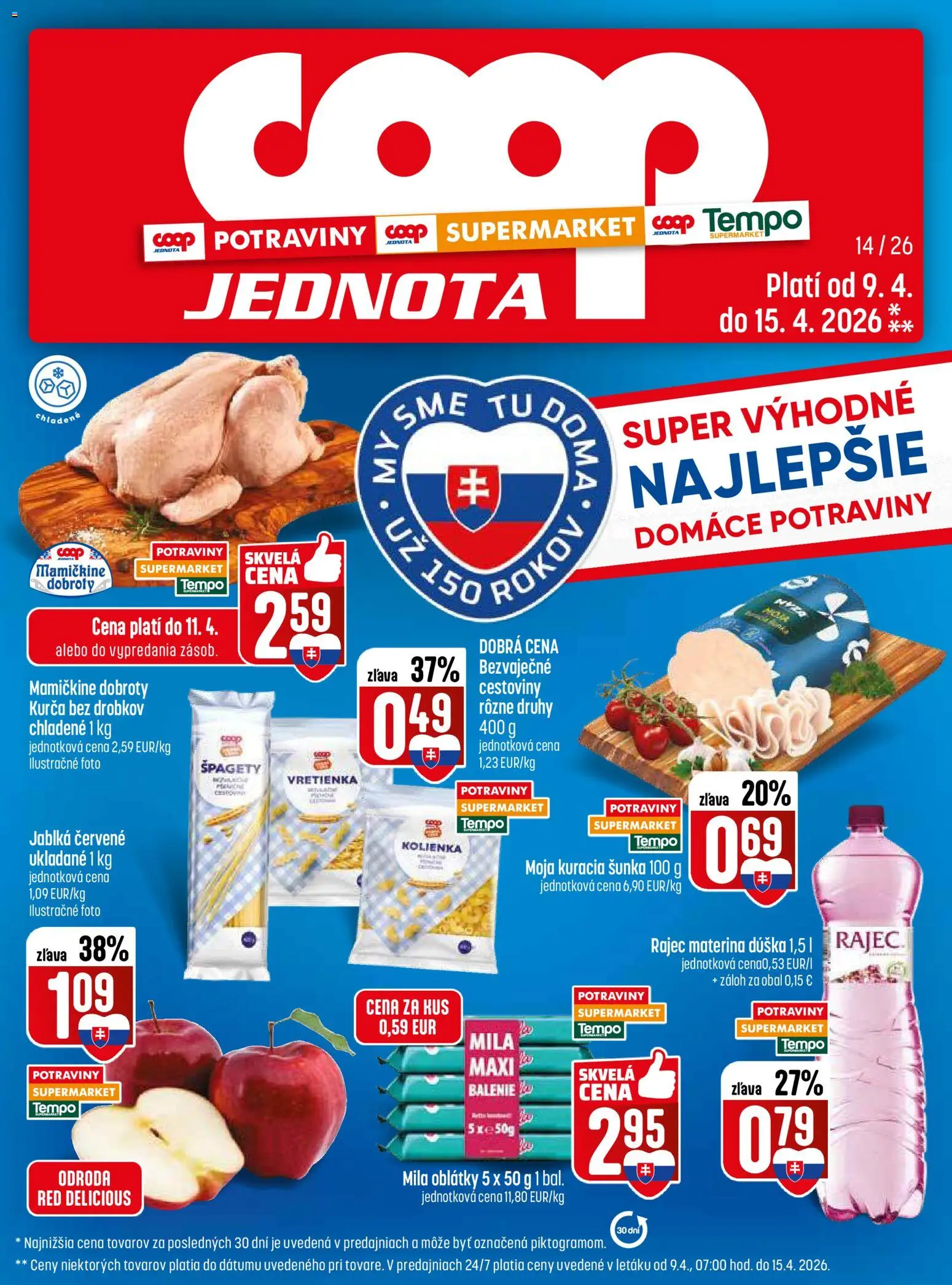 Náhľad COOP Jednota letáku platného od 09.04.2026