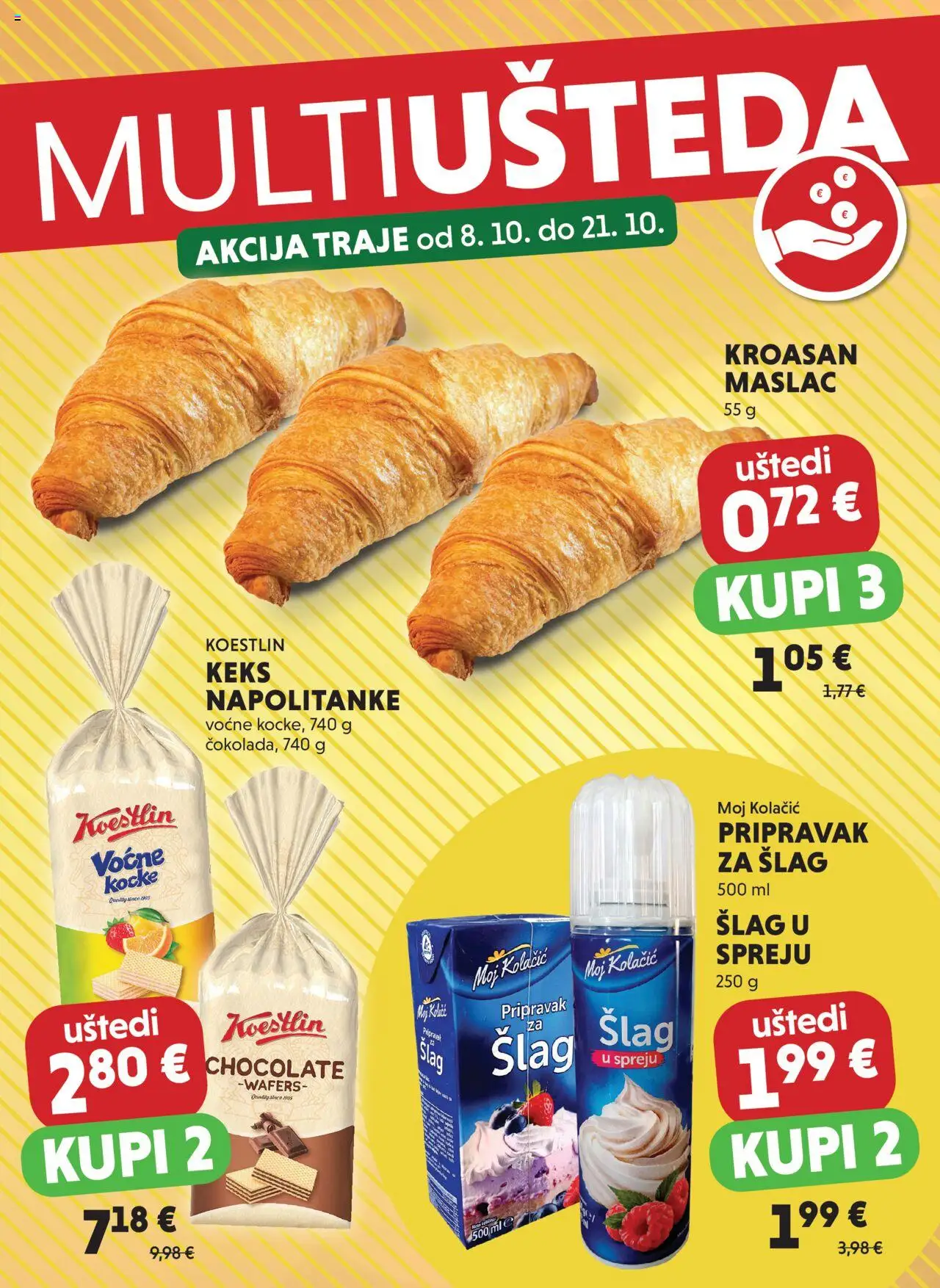 Studenac aktualni Multiušteda vrijedi od 08.10.2025 - tjedna akcija broj stranice 1
