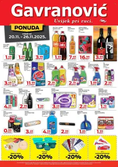 Pregled letka Katalog trgovine Gavranović vrijedi od 20.11.2025 | Stranica: 4