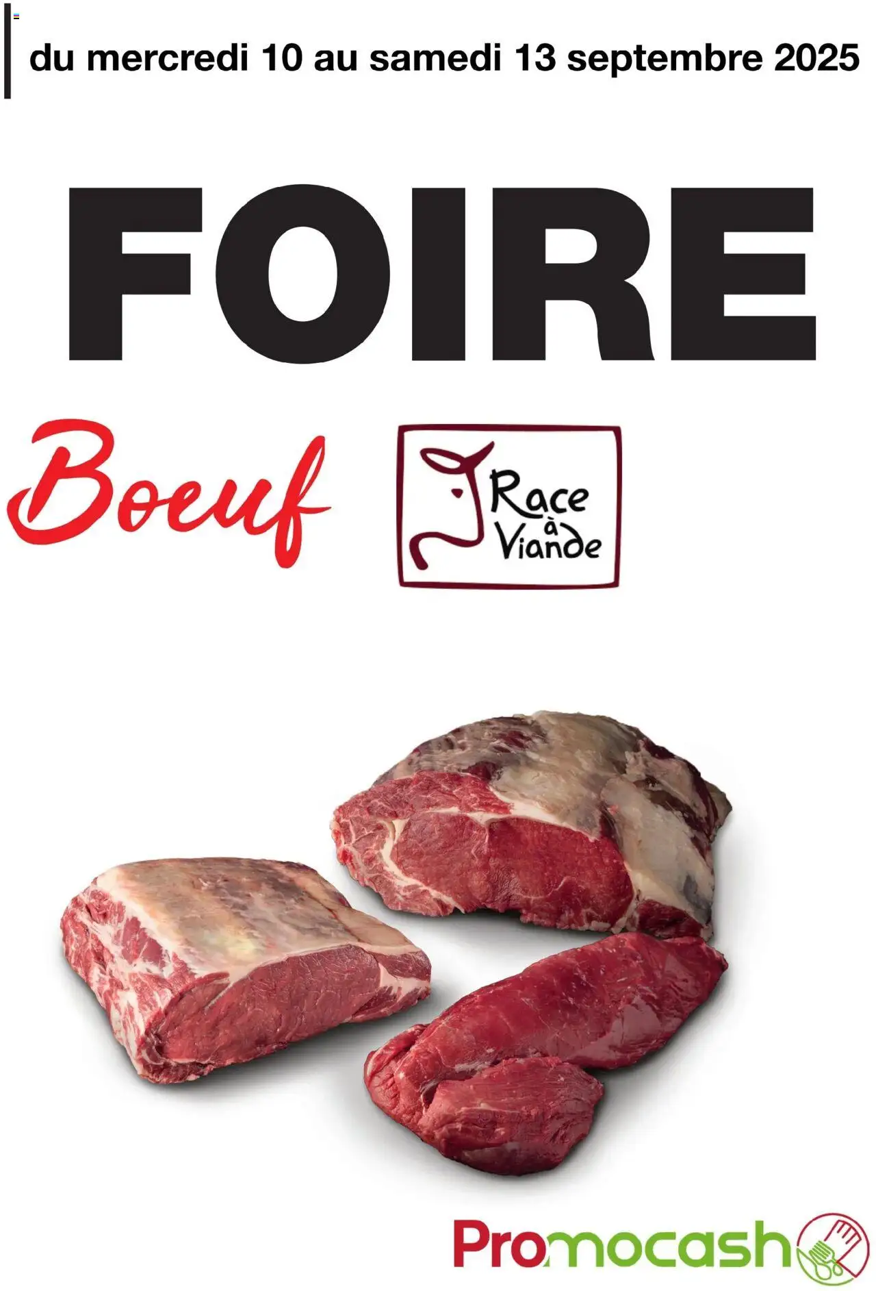 Foire Boeuf de la boutique Promocash valable du 10/09/2025 - Page numéro 1