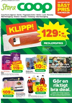 Förhandsgranska reklamblad Helsingborg från butik Stora Coop gäller från 20/10/2025