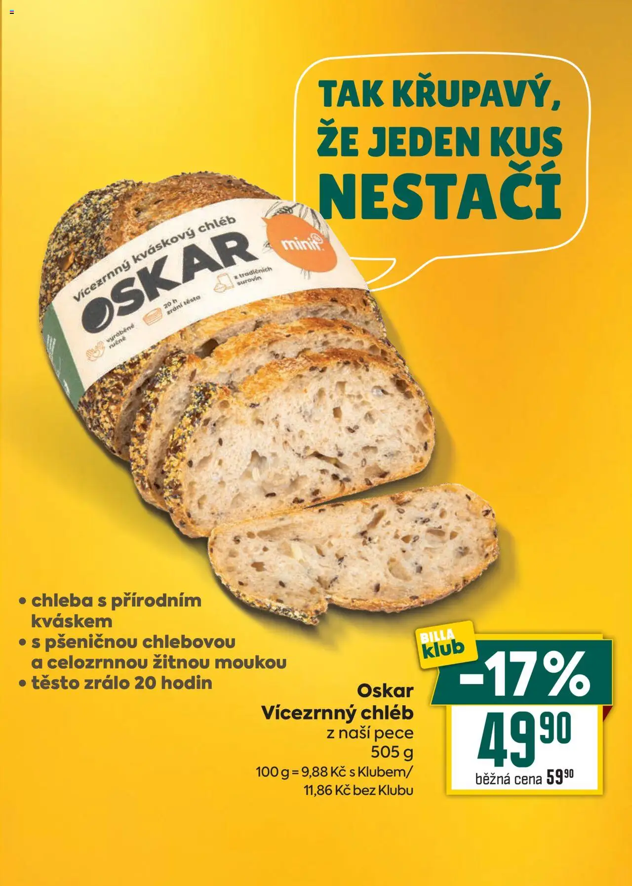  BILLA leták již od 28.05.2025 » Akční "Velký leták" - strana 5 - Chleba, Chléb, Kváskový chléb, Těsto