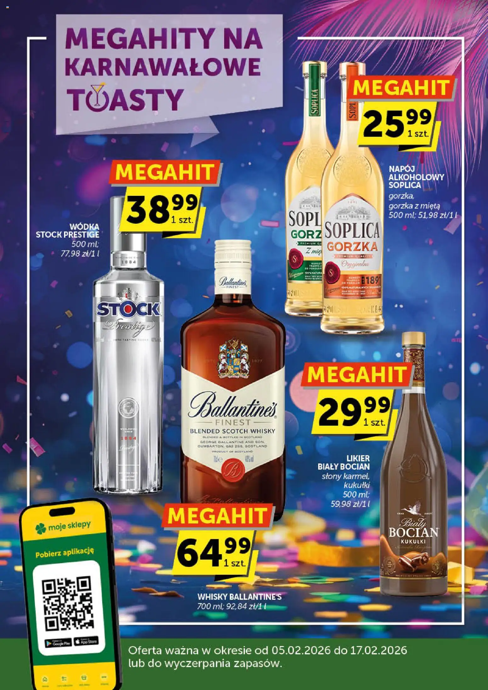 Pogląd gazetki "Gazetka alkoholowa" ze sklepu Groszek ważnej od 05.02.2026