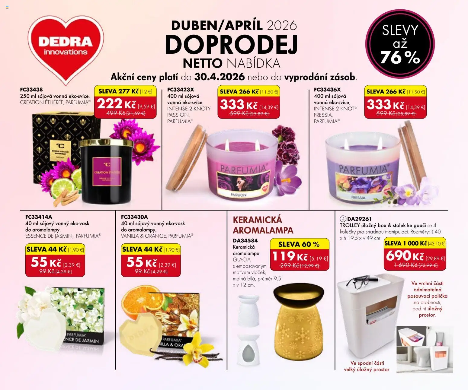 Náhľad Dedra letáku platného od 01.04.2026