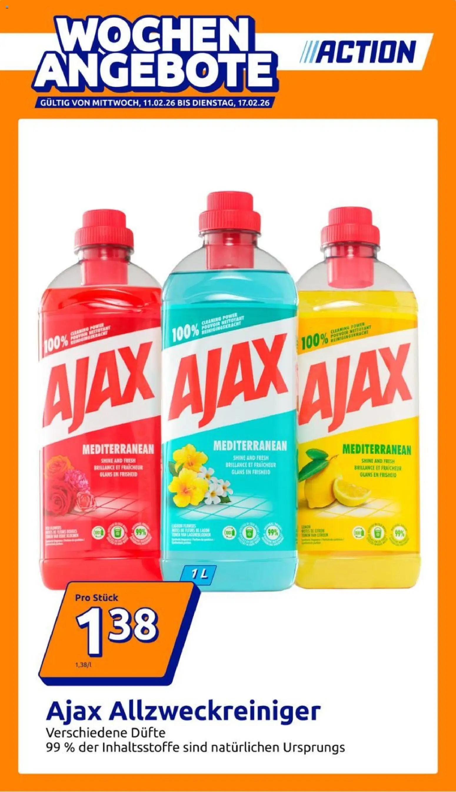 Vorschau von dem Prospekt des Geschäftes Action, gültig ab dem 11.02.2026