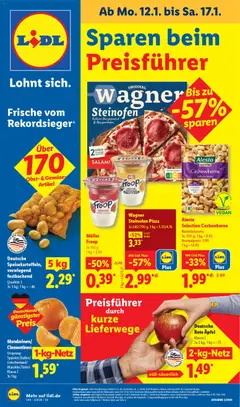 Vorschau von dem Prospekt des Geschäftes Lidl, gültig ab dem 12.01.2026