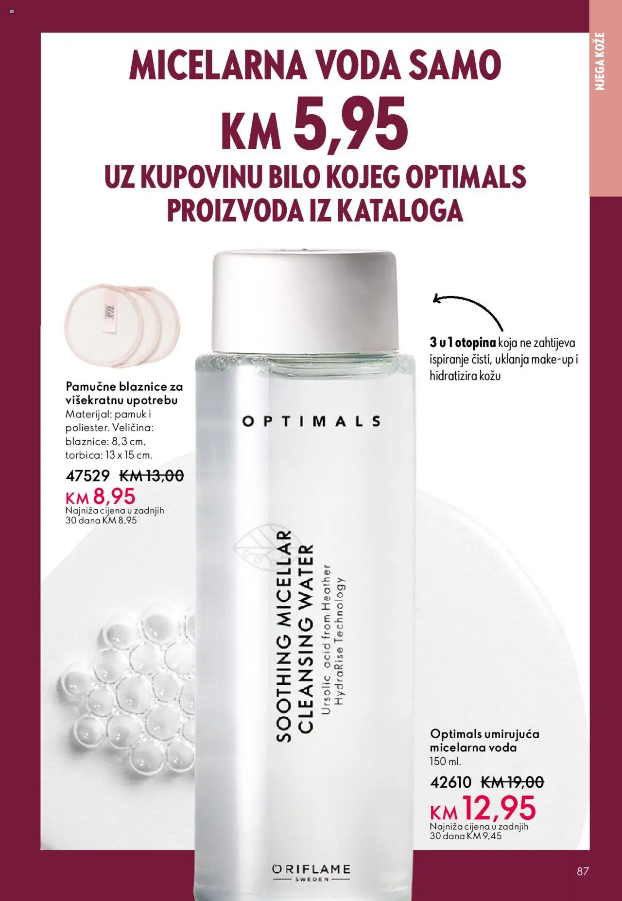 Pregled letka Katalog trgovine Oriflame vrijedi od 2025.10.08