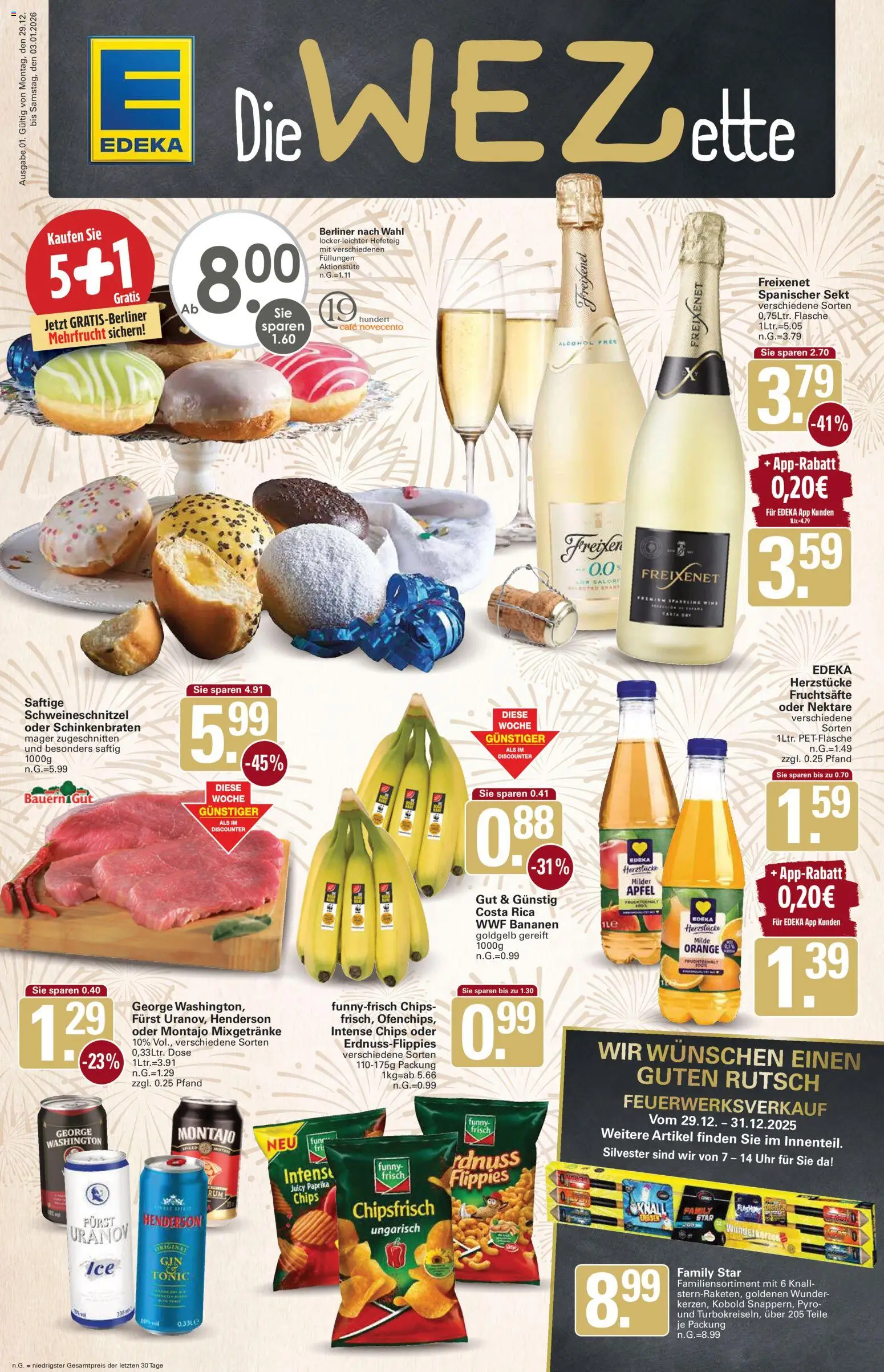 Vorschau von dem Prospekt des Geschäftes WEZ, gültig ab dem 29.12.2025