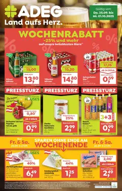 Vorschau der Angebote: ADEG Spittal gültig ab 25.09.2025
