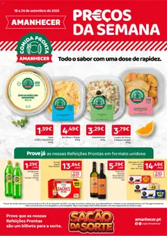 Pré-visualização do folheto da loja Amanhecer válida a partir de 18/09/2025