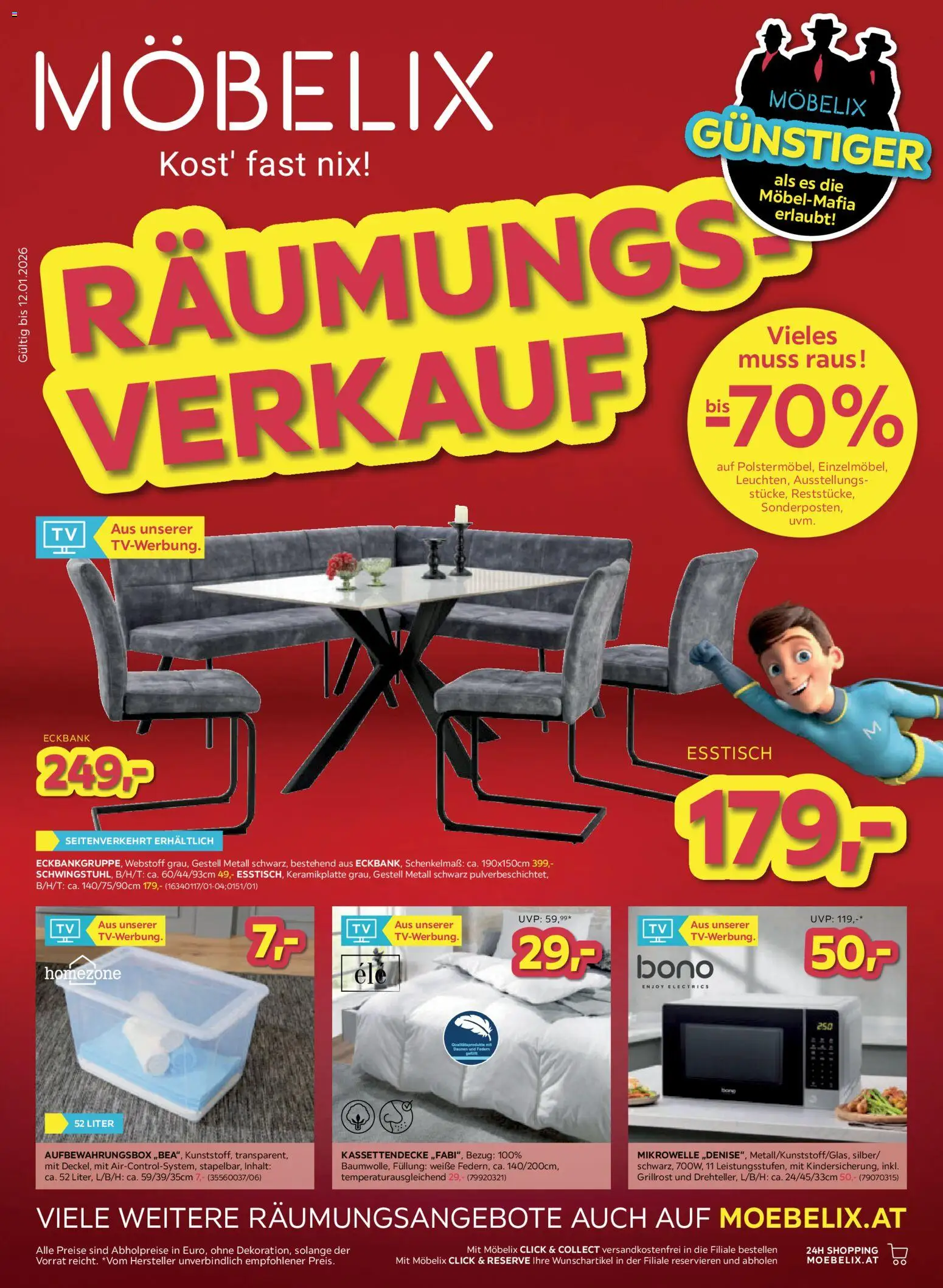 Vorschau der Angebote: Möbelix Angebote gültig ab 05.01.2026
