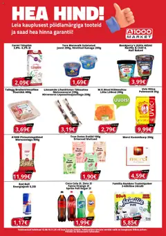 A1000 Market kliendilehe eelvaade alates 2025.08.12