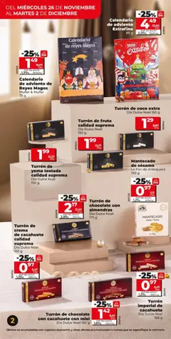 Vista previa del folleto de la tienda Dia válido desde el 26/11/2025 | Página: 2