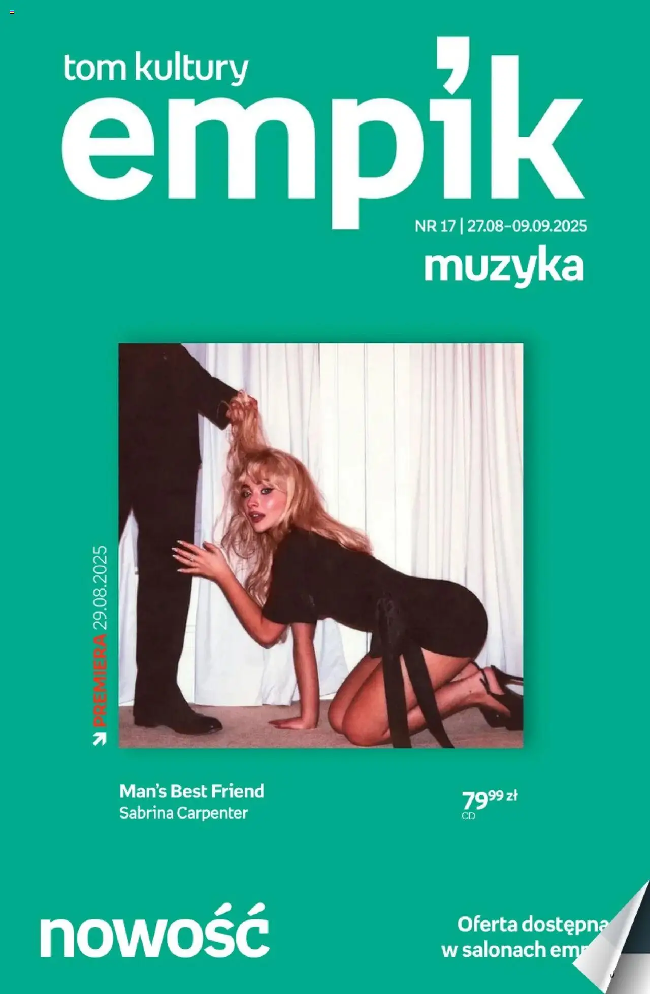 Empik Tom kultury - Muzyka od 27.08.2025 - Nowa Gazetka - Numer strony 1
