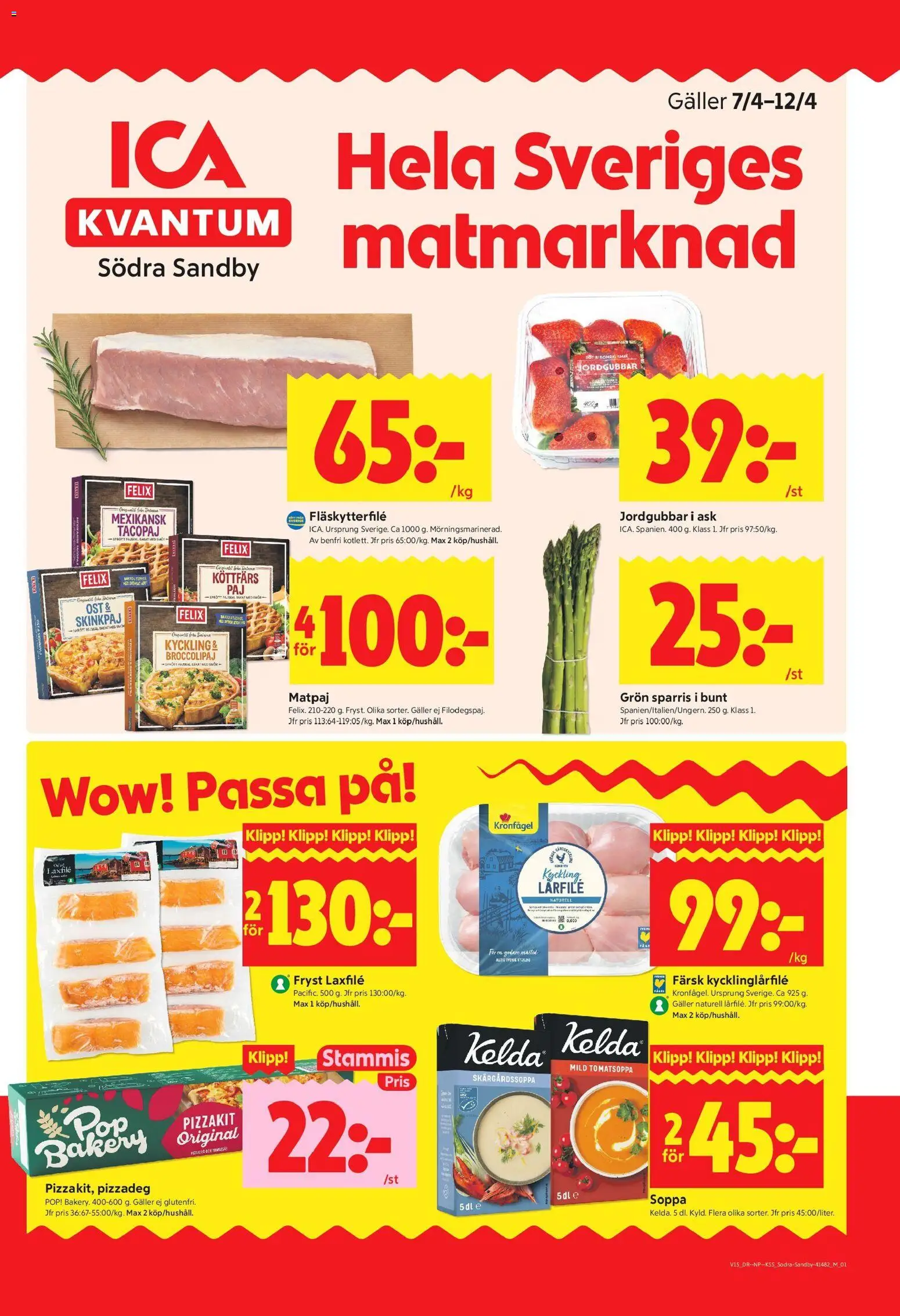 Förhandsgranska reklamblad Södra Sandby från butik ICA Kvantum gäller från 06/04/2026