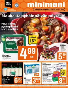 Kaupan Minimani Tarjoukset esikatselu, voimassa 29/10/2025
