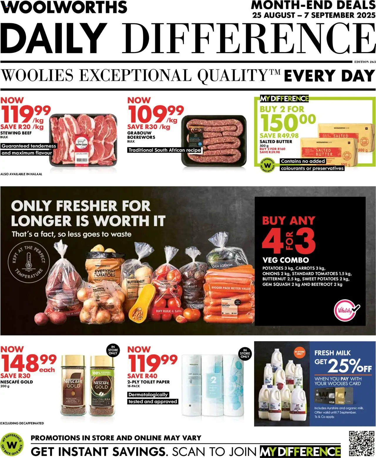 Woolworths Specials from 25/08 - 07/09/2025 > Promotions