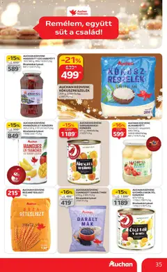 Auchan - Akciós újság Auchan megtekintése, amely érvényes 2025.12.11.-től | Oldal: 35