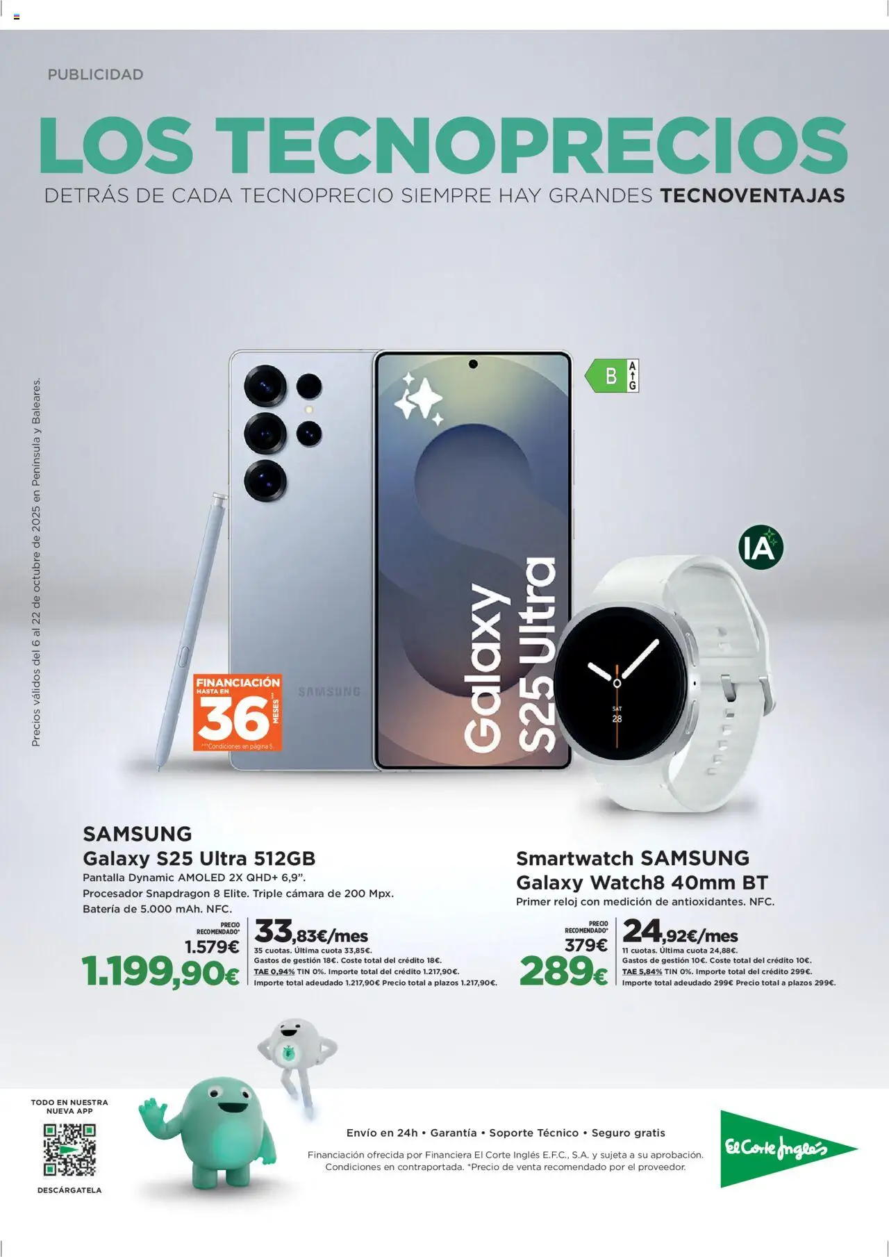 El Corte Inglés Ofertas 06/10 - 22/10/2025 (folleto)