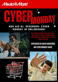 Vorschau der Angebote: Media Markt Cyber Monday gültig ab 01.12.2025