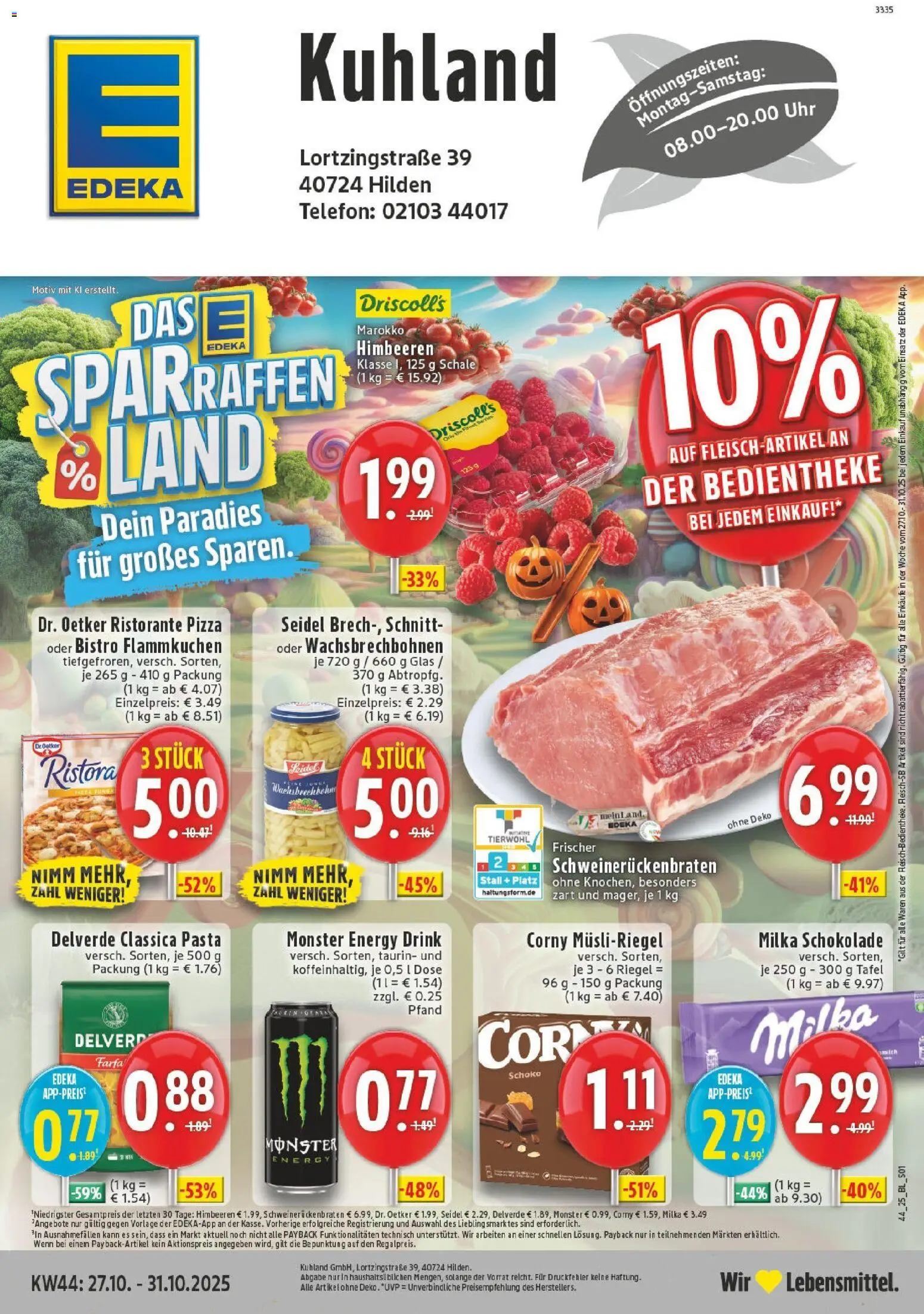 Vorschau von dem Prospekt des Geschäftes Edeka, gültig ab dem 26.10.2025