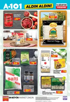 A101 Katalog Aldın Aldın 14.08.2025 - Broşürünün önizlemesi