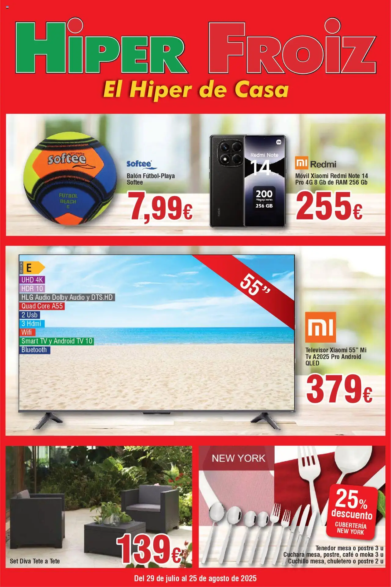 Froiz Hiper Froiz > 29/07 - 25/08/2025 > Ofertas