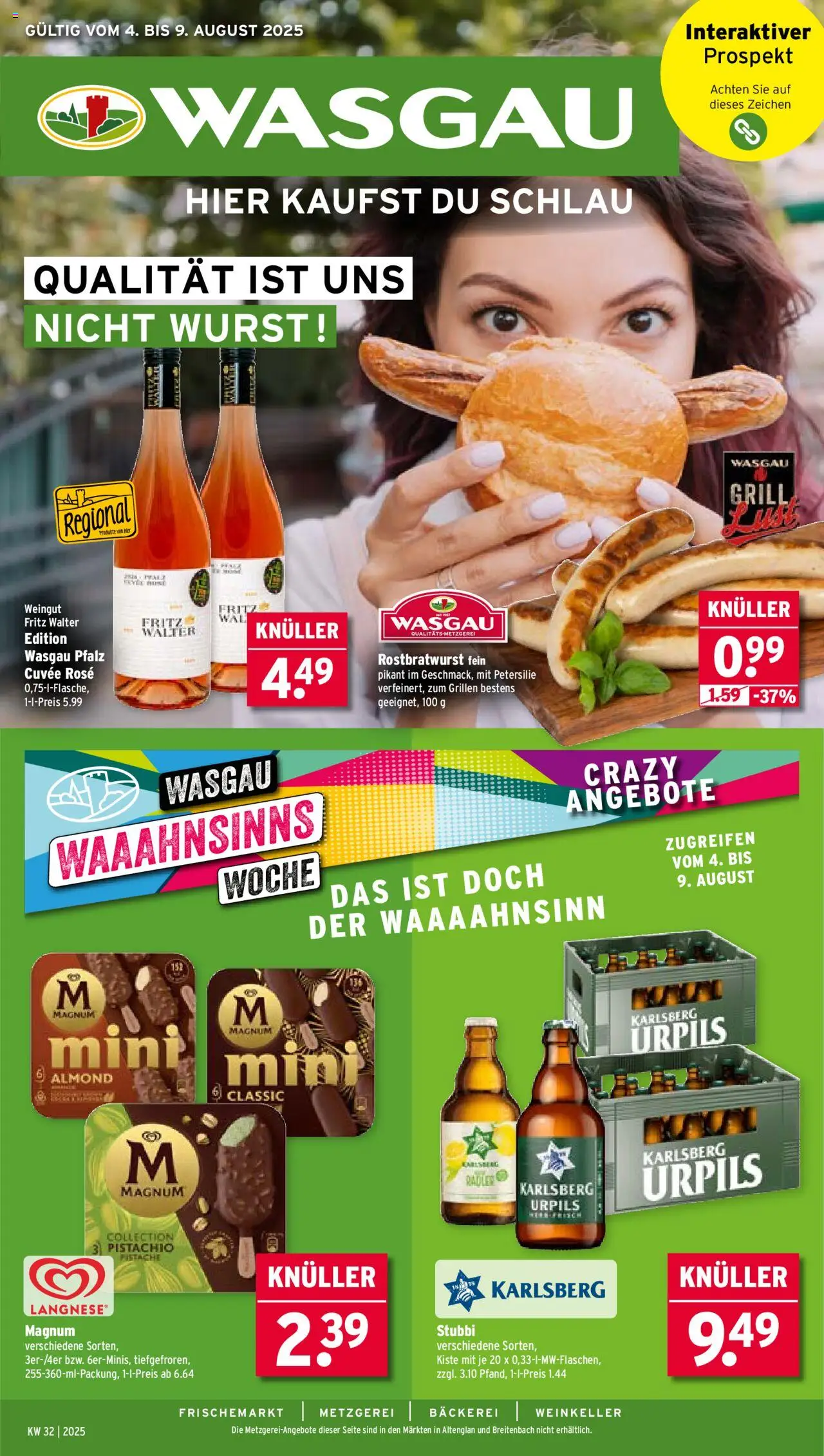 Wasgau Prospekt (vom 04.08.2025 - 09.08.2025)