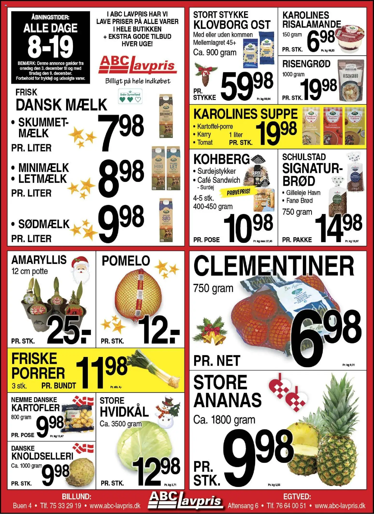 Eksempel på tilbudsavis Tilbudsavis fra butik Abc Lavpris gyldig fra 03/12/2025