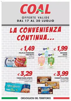 Anteprima dell'opuscolo Volantino La Convenienza Continua dal negozio Coal valido da 17/07/2025