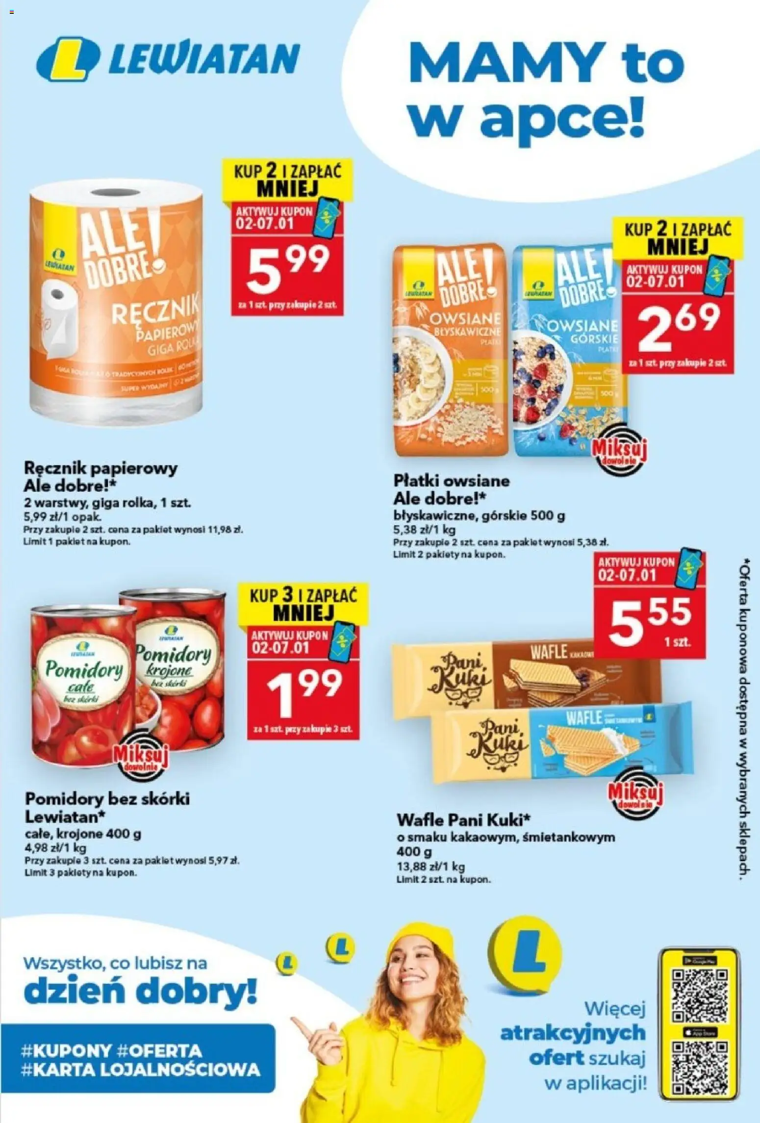 Pogląd gazetki "Mamy to w apce" ze sklepu Lewiatan ważnej od 02.01.2026