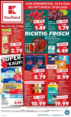 Vorschau von dem Prospekt des Geschäftes Kaufland, gültig ab dem 23.04.2026