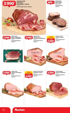 Auchan - Akciós újság Auchan megtekintése, amely érvényes 2025.10.30.-től | Oldal: 12