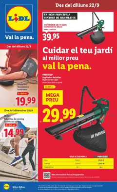 Vista previa del folleto de la tienda Lidl válido desde el 22/09/2025 