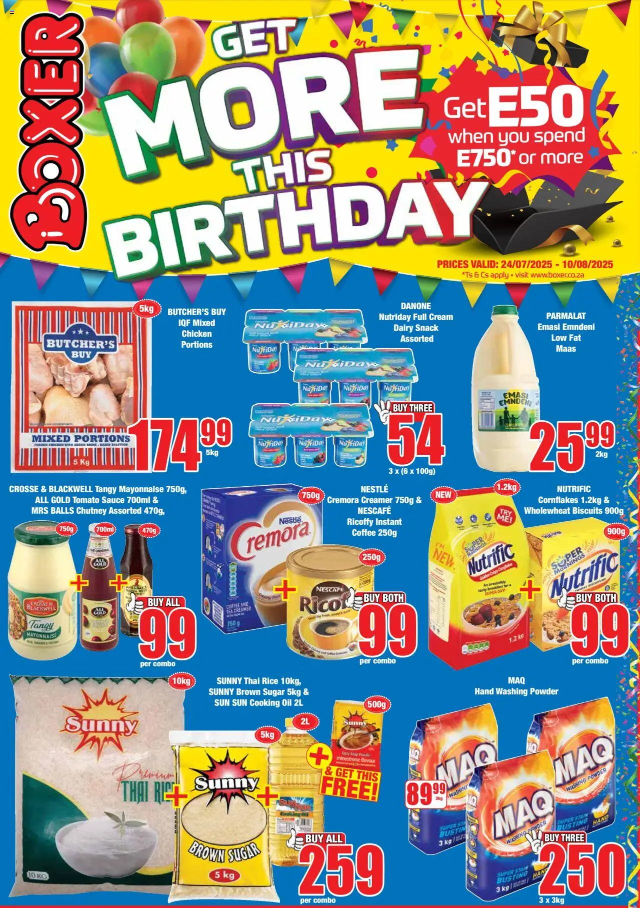 Boxer eSwatini - Specials from 24/07 - 10/08/2025 > Promotions