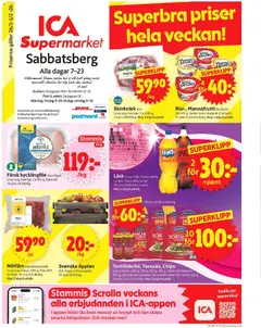 Förhandsgranska reklamblad Stockholm från butik ICA Supermarket gäller från 26/01/2026