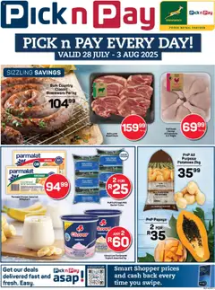 Preview of Pick n Pay flyer valid from 28/07/2025