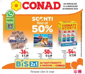 Anteprima dell'opuscolo Volantino Lombardia dal negozio Conad valido da 14/01/2026