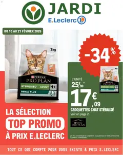 Prévisualisation de Trafic animalerie du magasin Brico E.Leclerc formulaire valide 10/02/2026